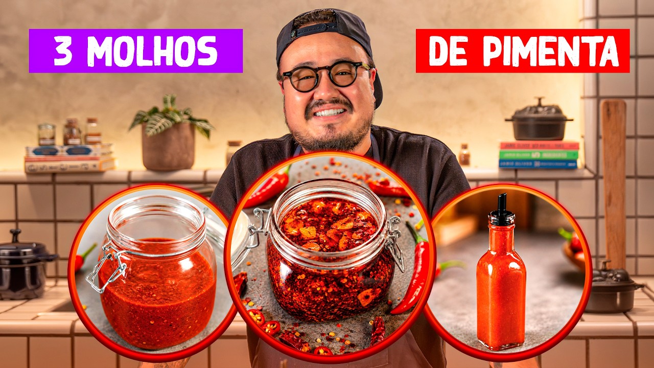 Miniatura do vídeo Molhos de pimenta caseiros, do canal Mohamad Hindi